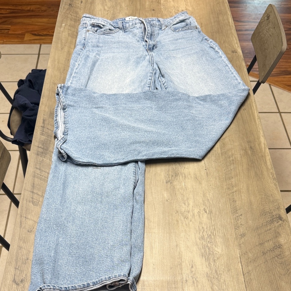 RSQ Light Blue Women's Flare Jeans